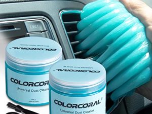 2Pack Cleaning Gel Universal Dust Cleaner for Car Vent Keyboard Cleaning Slime Dashboard Dust Cleaning Putty Auto Dust Cleaning Kit for Computer Cleaning and Car Detailing