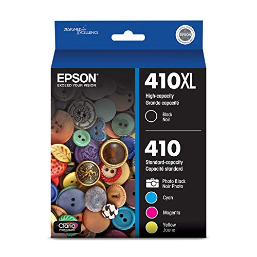EPSON T410 Claria Premium - -Ink High Capacity Black & Standard Color - -Cartridge Combo Pack (T410XL-BCS) for select Epson Expression Premium Printers EPSON T410 Claria Premium - -Ink High Capacity Black & Standard Color - -Cartridge Combo Pack (T410XL-BCS) for select Epson Expression Premium Printers