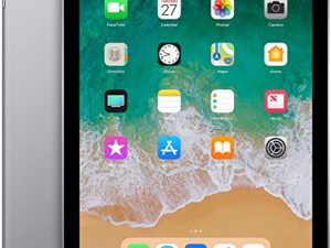 Apple iPad 6thGEn Wi-Fi 128GB Space Gray - Early 2018 (Renewed)