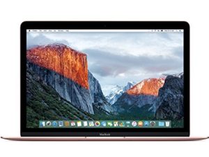 Apple MacBook (MMGL2LL/A) 256GB 12-inch Retina Display (2016) Intel Core M3 Tablet - Rose Gold (Renewed)
